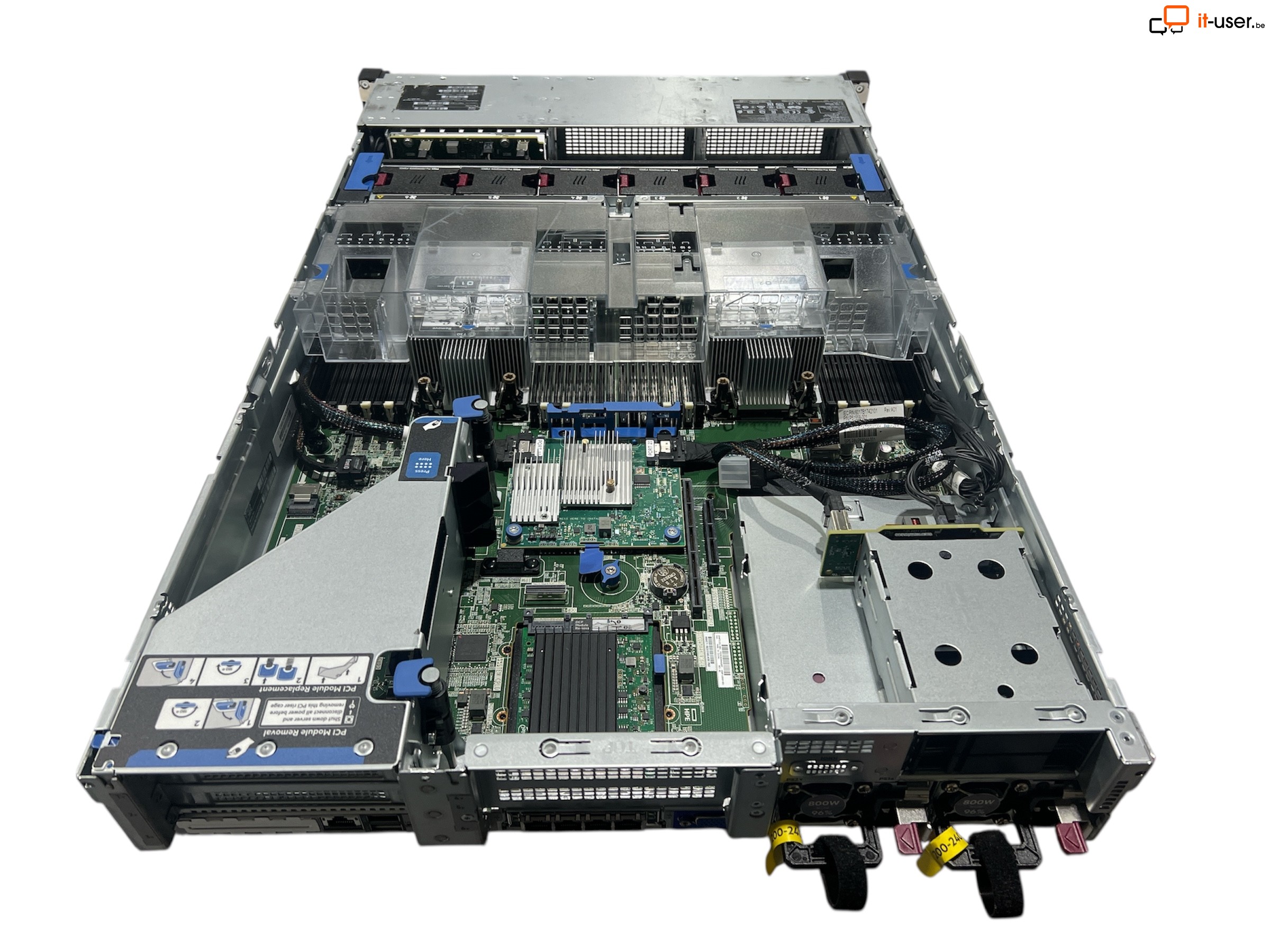 HP ProLiant DL380 Gen10 Plus 8xSFF+ 2xSFF Rear / MR416i-a / 2 x 800W